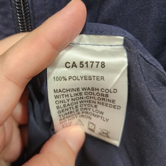 The Authentic T-Shirt Company Jacket Men's Size Large Windbreaker Zip - Picture 6 of 13